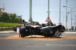 Motorcycle wreck in Boulder, CO